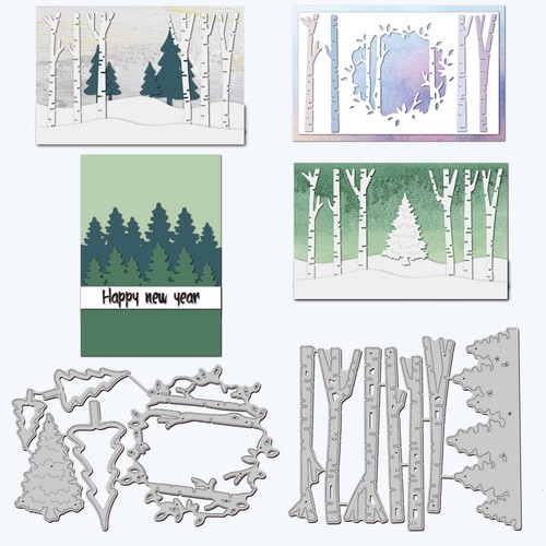 Inverno alberi fustelle per - inverno,