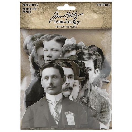 Bambole carta tim holtz - bambole,